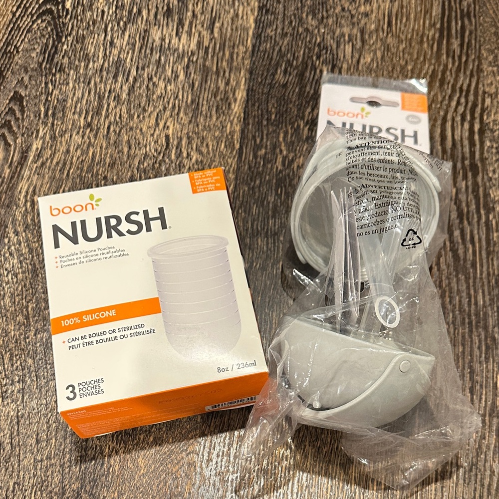 Boon Nursh Silicone Pouch Bottles